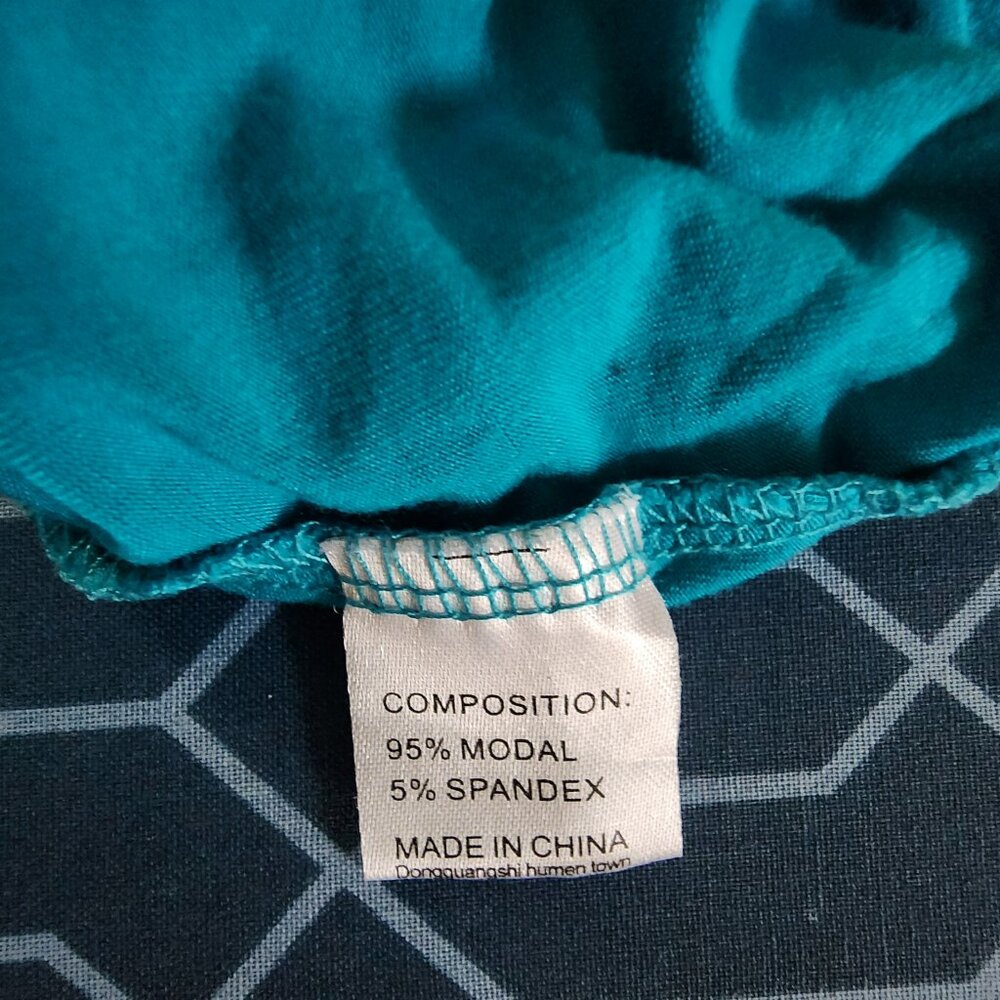 Teal Yoga Tank Top | XL - Picture 6 of 6